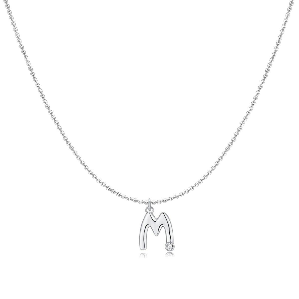 "Initial Glitter" Necklace - Milas Jewels Shop