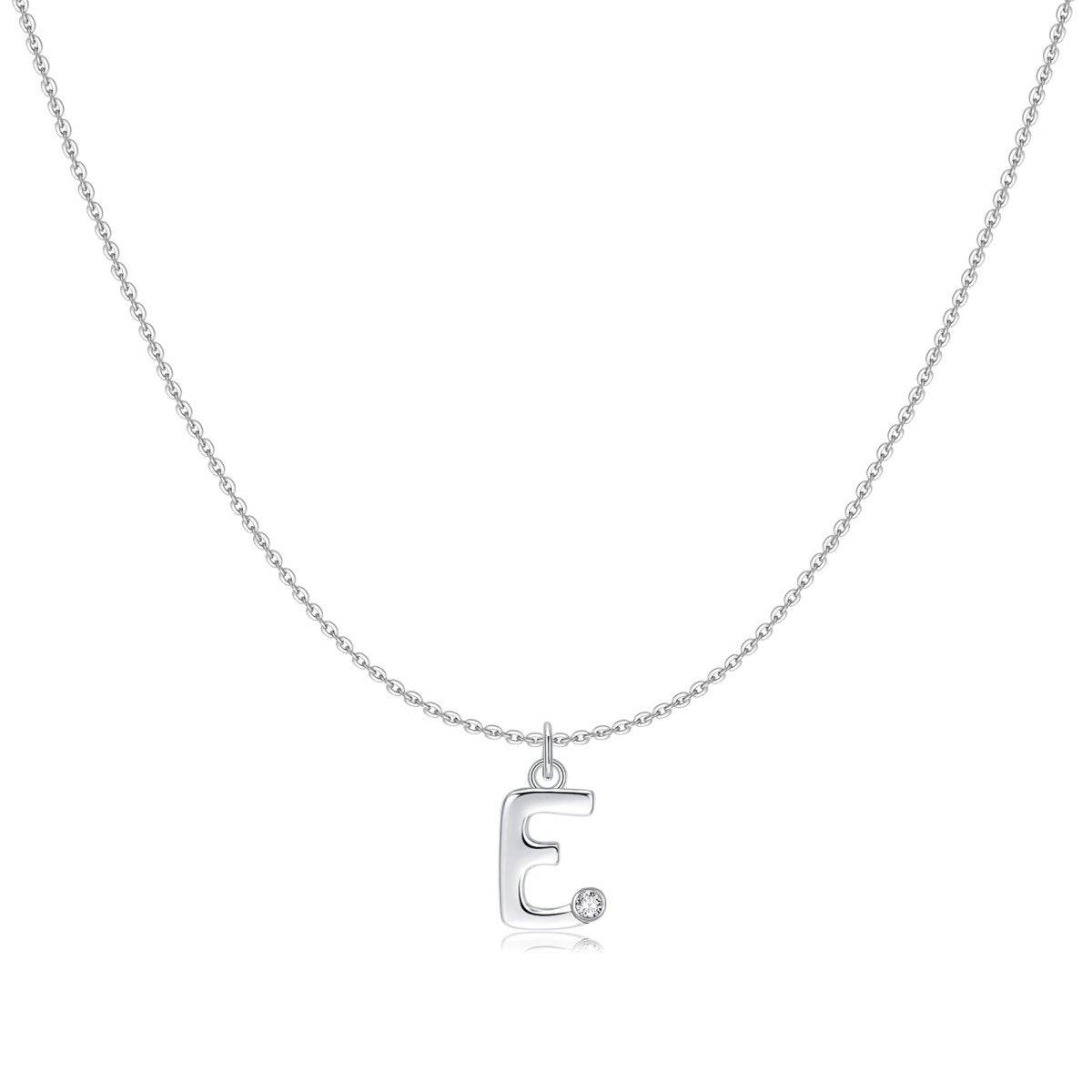 "Initial Glitter" Necklace - Milas Jewels Shop