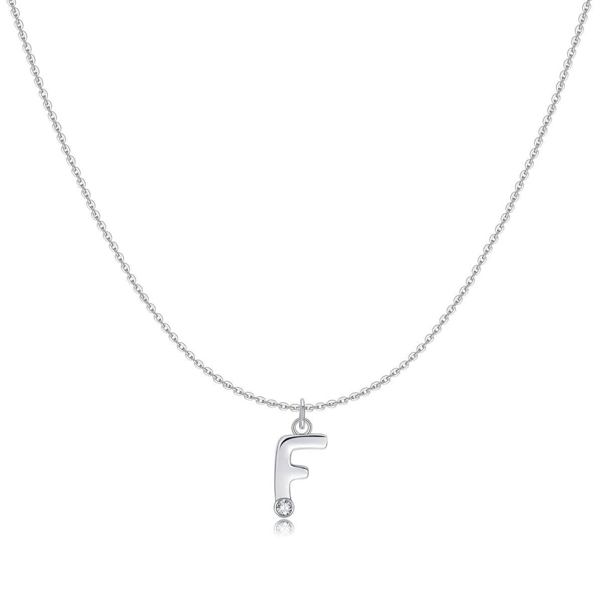 "Initial Glitter" Necklace - Milas Jewels Shop