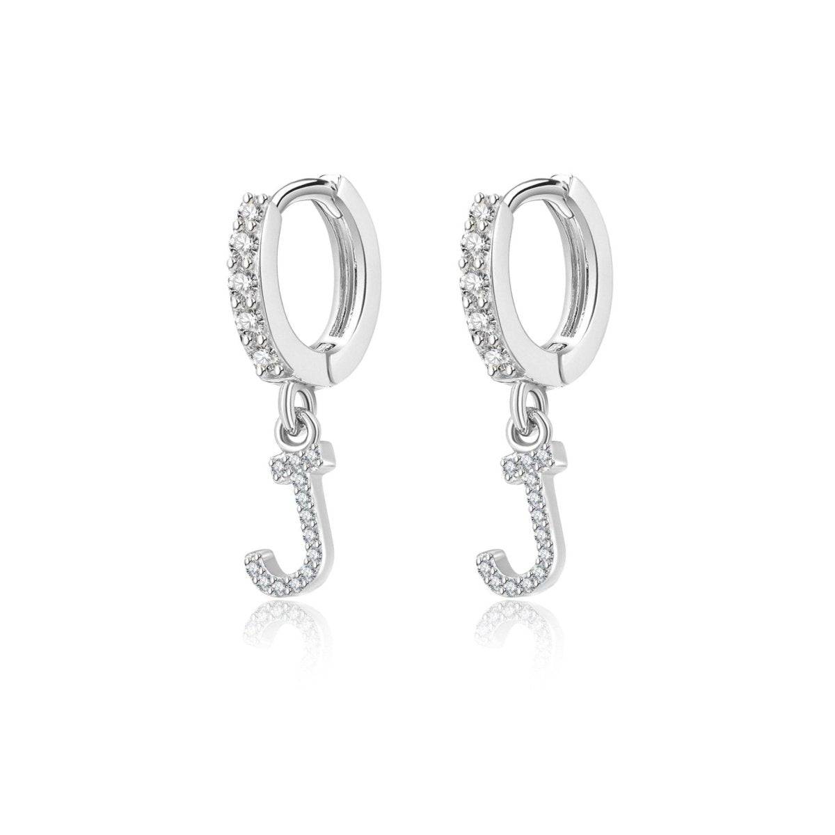 "Initial Hoops" Earrings - Milas Jewels Shop