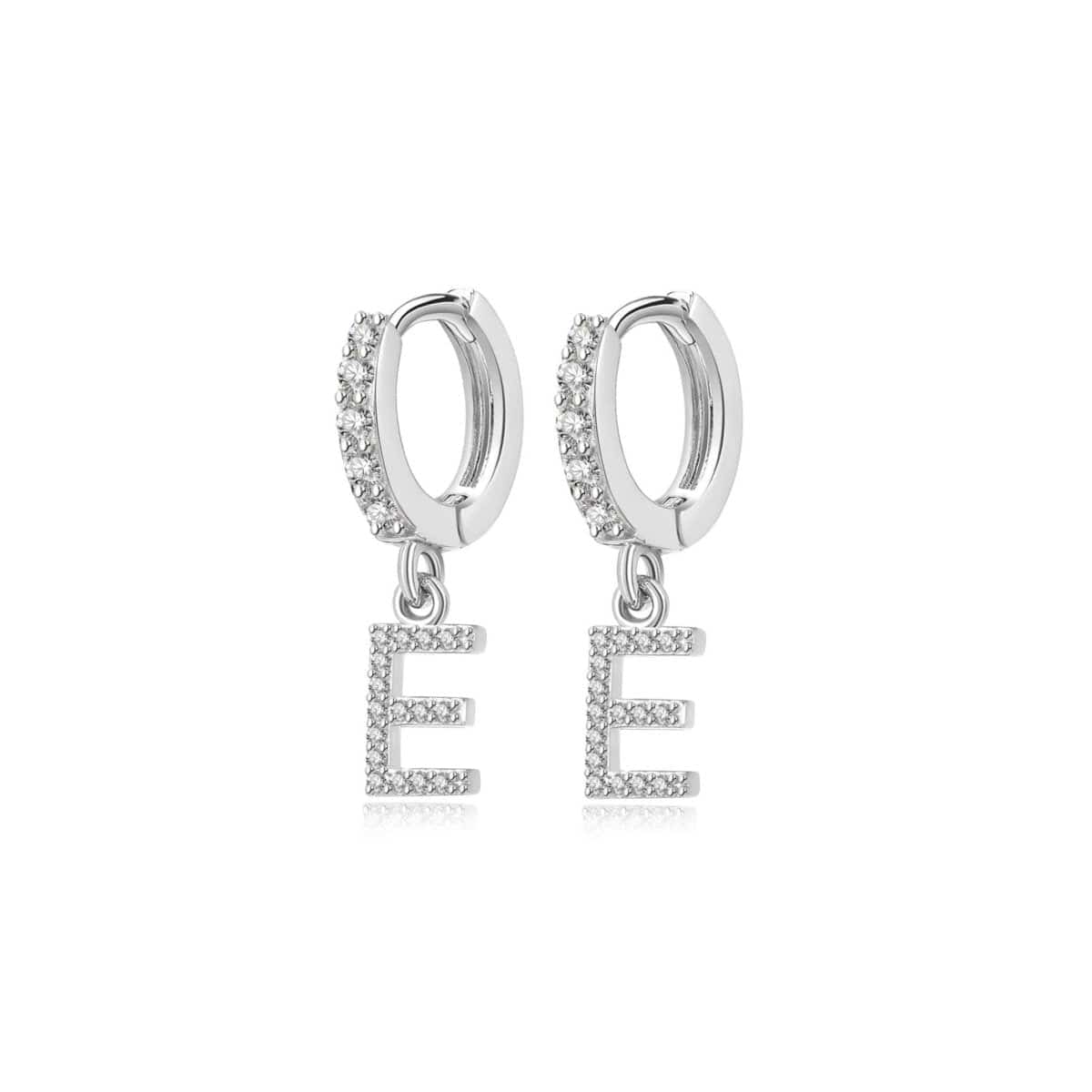 "Initial Hoops" Earrings - Milas Jewels Shop
