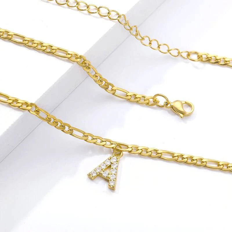 "Initials" Anklet - Milas Jewels Shop