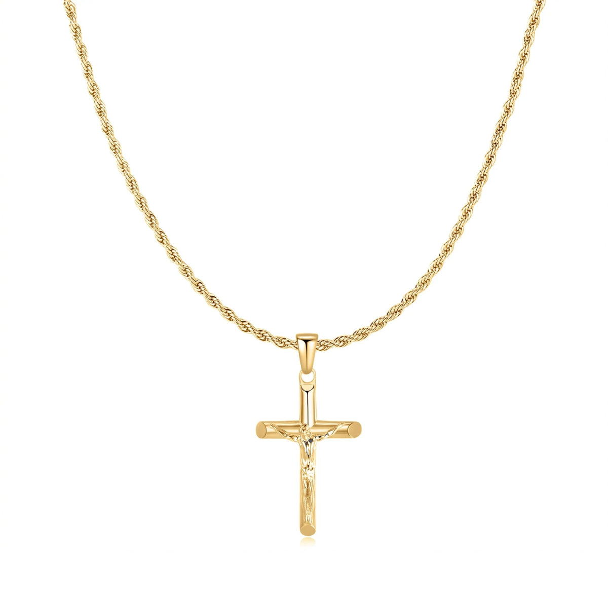 "Jesus Christ" BRAVE Men's Necklace - Milas Jewels Shop