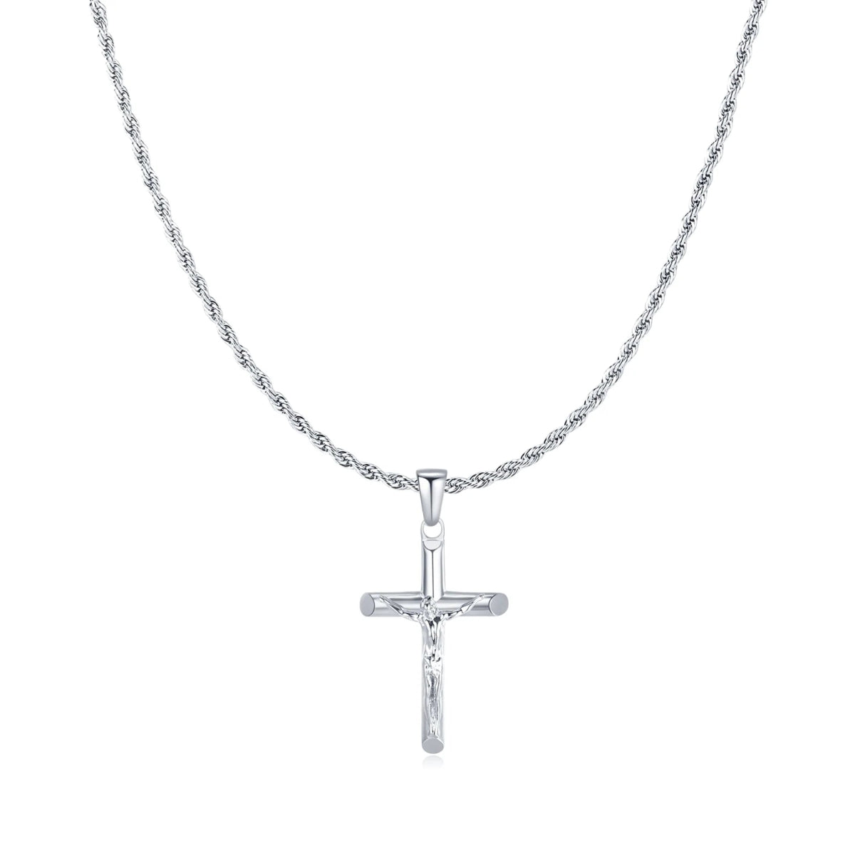 "Jesus Christ" BRAVE Men's Necklace - Milas Jewels Shop