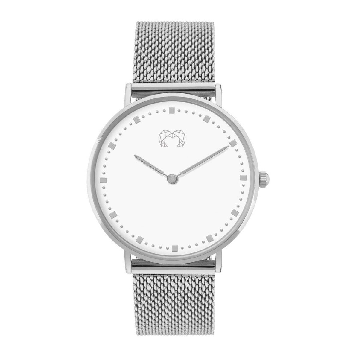 "Juliet" Watch ~ SilverWhite - Milas Jewels Shop