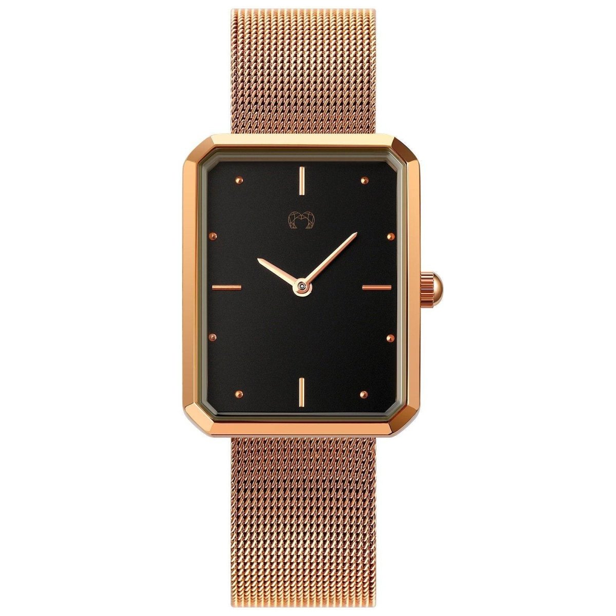 "Kapten" Watch ~ RoseBlack - Milas Jewels Shop