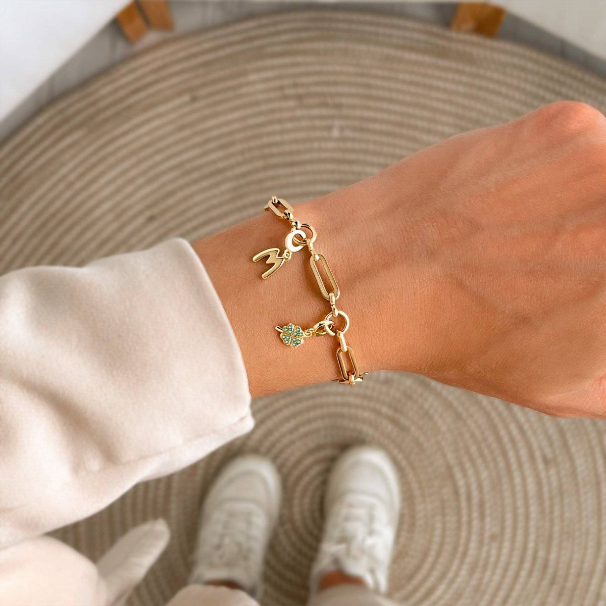 "Links and Circles" Bracelet - Milas Jewels Shop