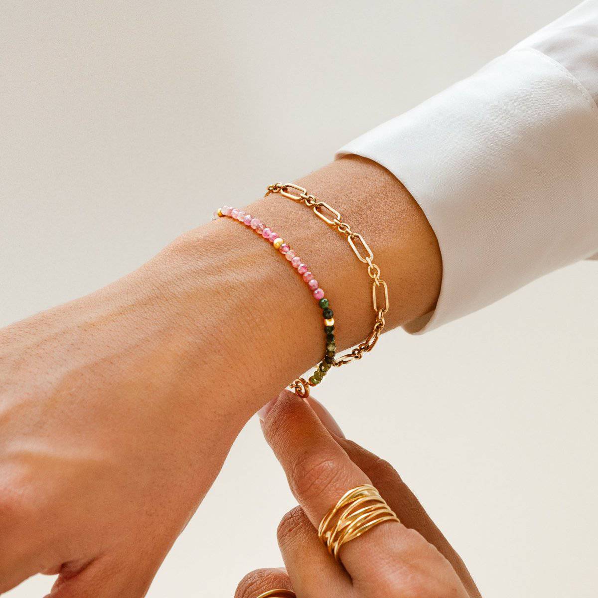 "Links and Circles" Bracelet - Milas Jewels Shop