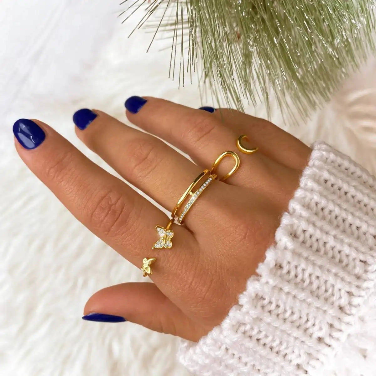 Little Butterflies Ring