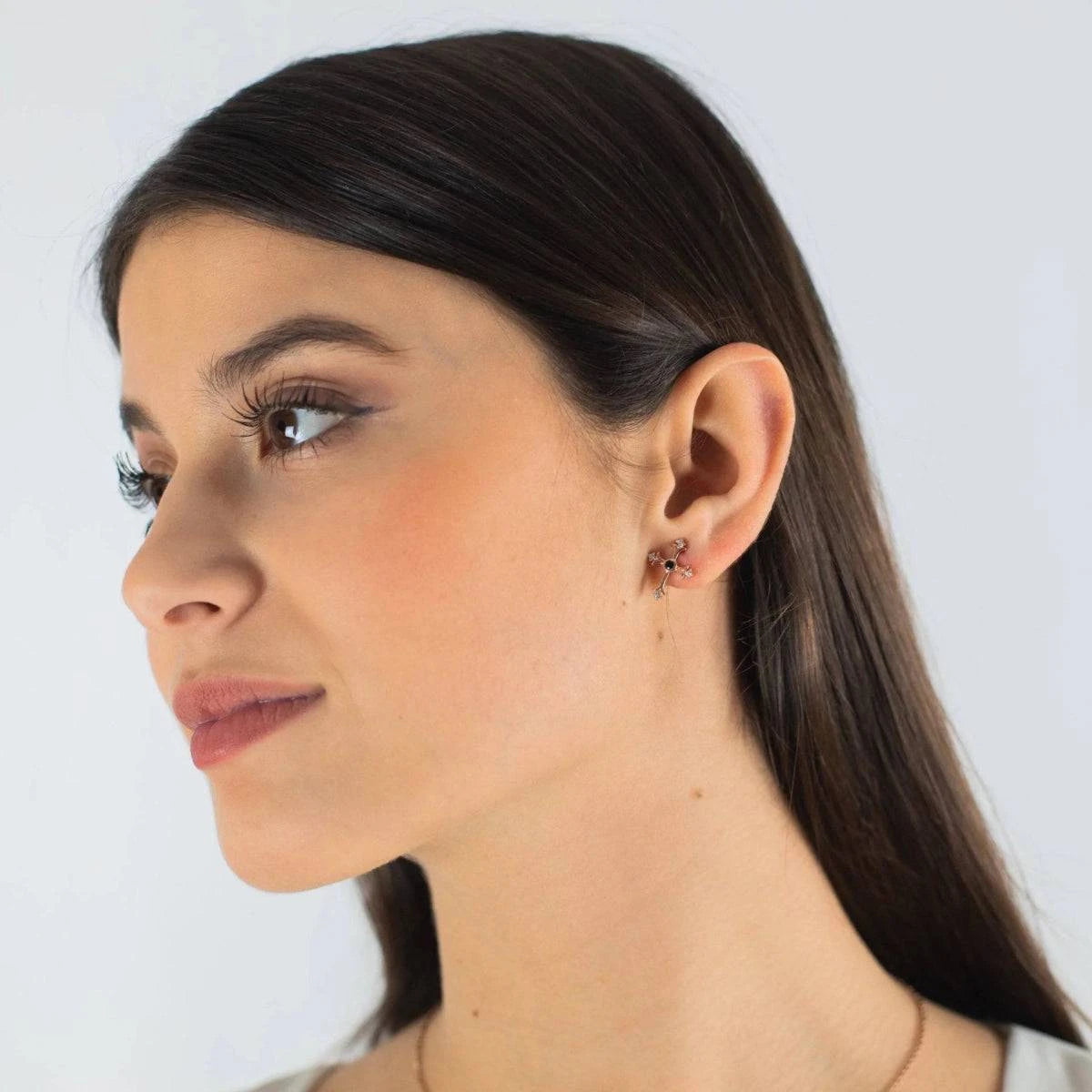 "Little Cross" Earrings - Milas Jewels Shop