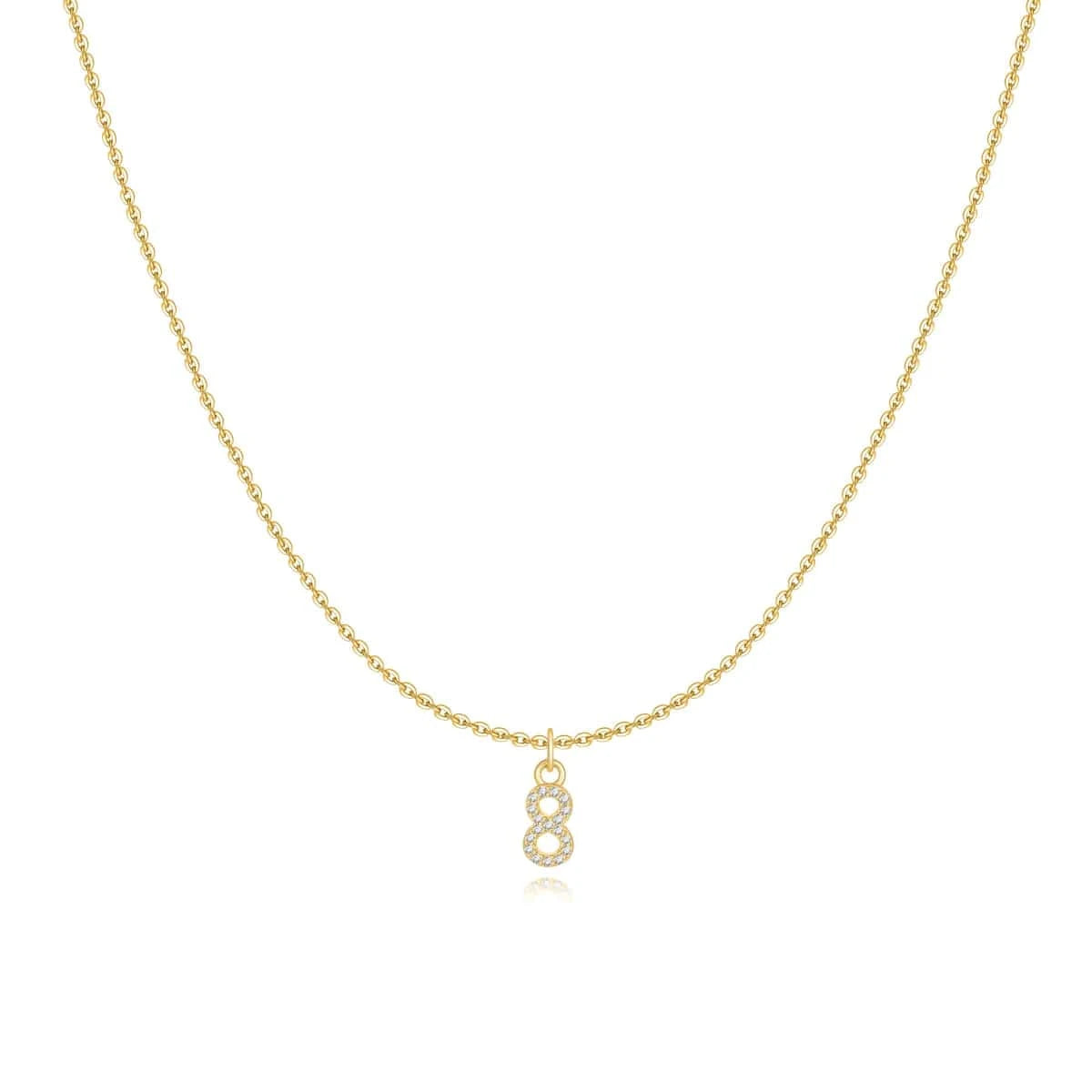 "Little Number" Necklace - Milas Jewels Shop