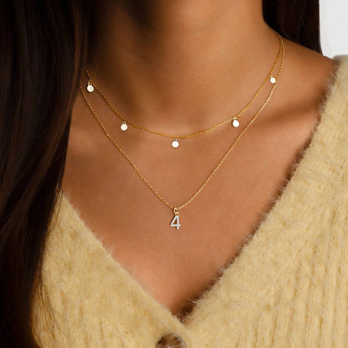 "Little Number" Necklace - Milas Jewels Shop