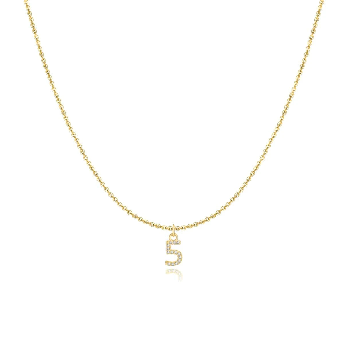 "Little Number" Necklace - Milas Jewels Shop
