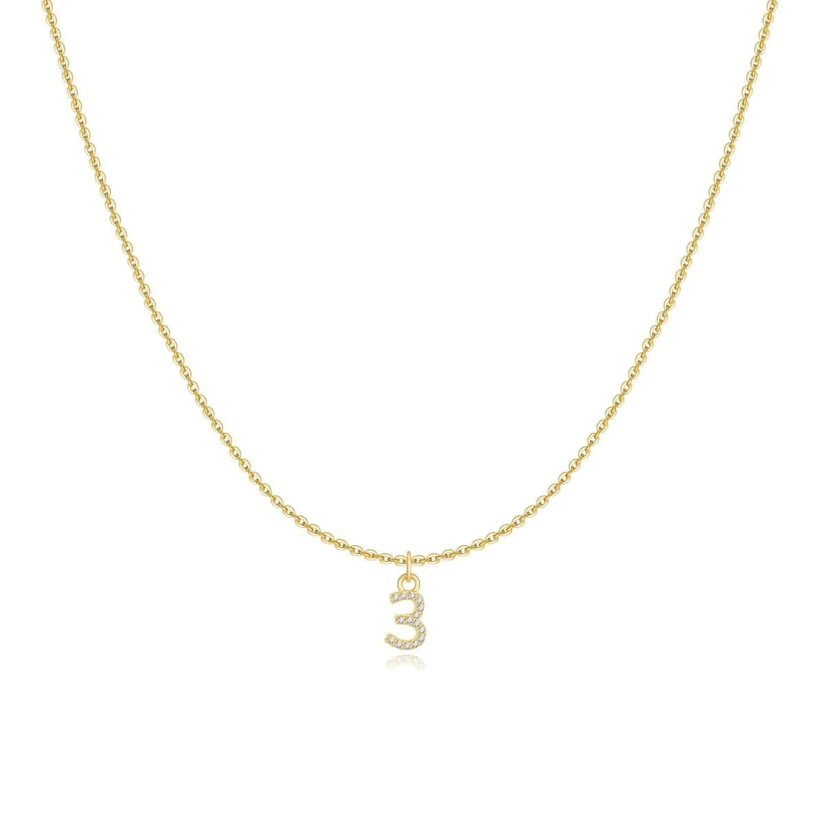 "Little Number" Necklace - Milas Jewels Shop