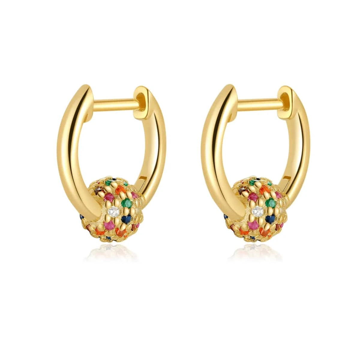 "Multicolor Sphere" Earrings - Milas Jewels Shop