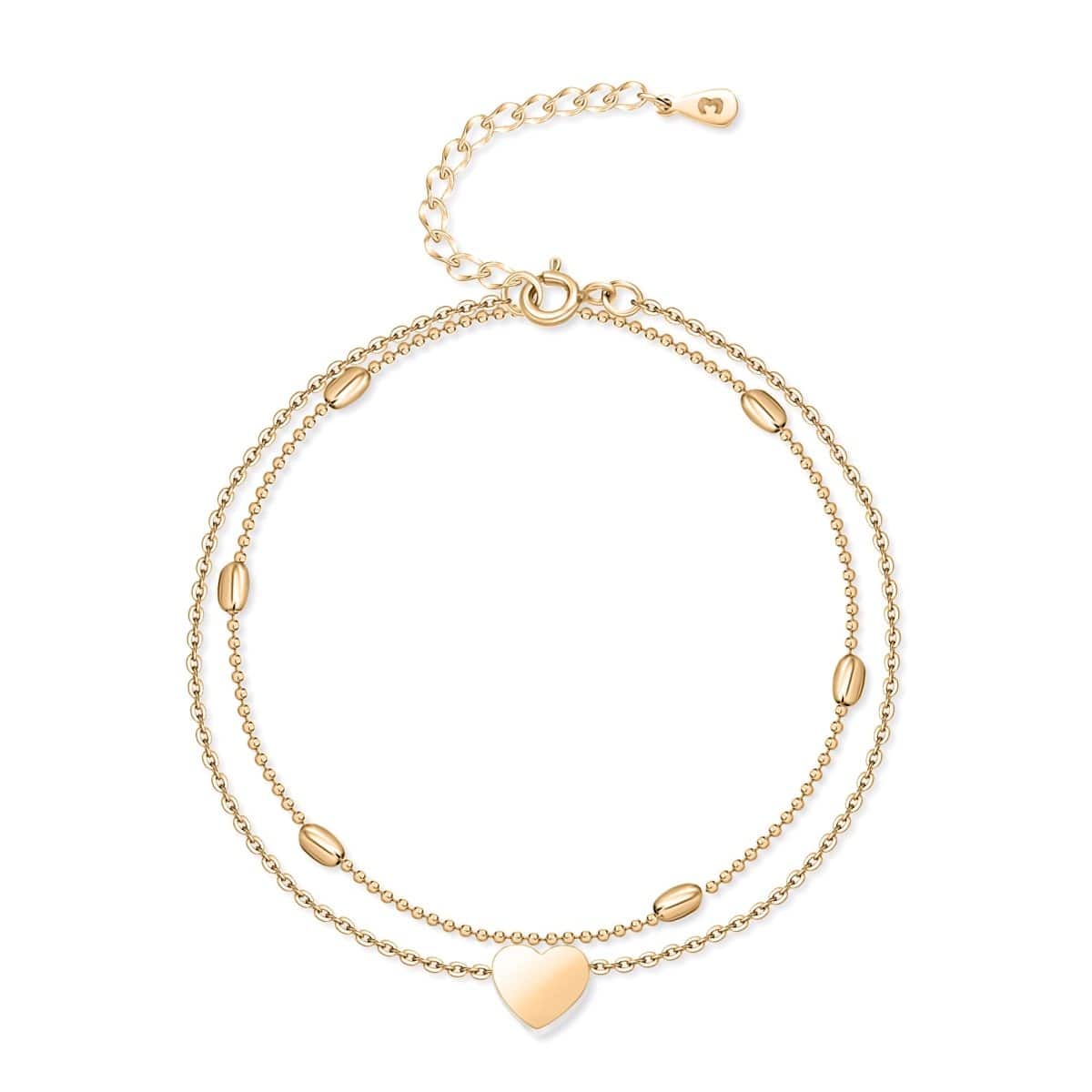"Love" Anklet - Milas Jewels Shop