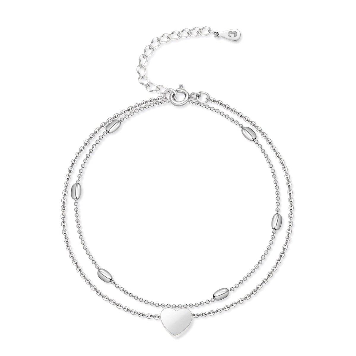 "Love" Anklet - Milas Jewels Shop