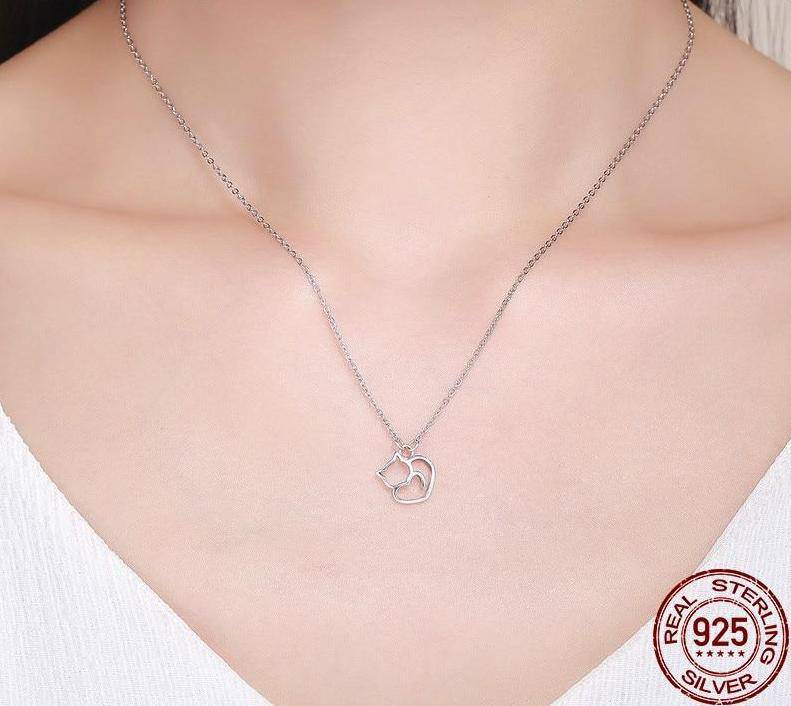"Loved Cat" Necklace - Milas Jewels Shop