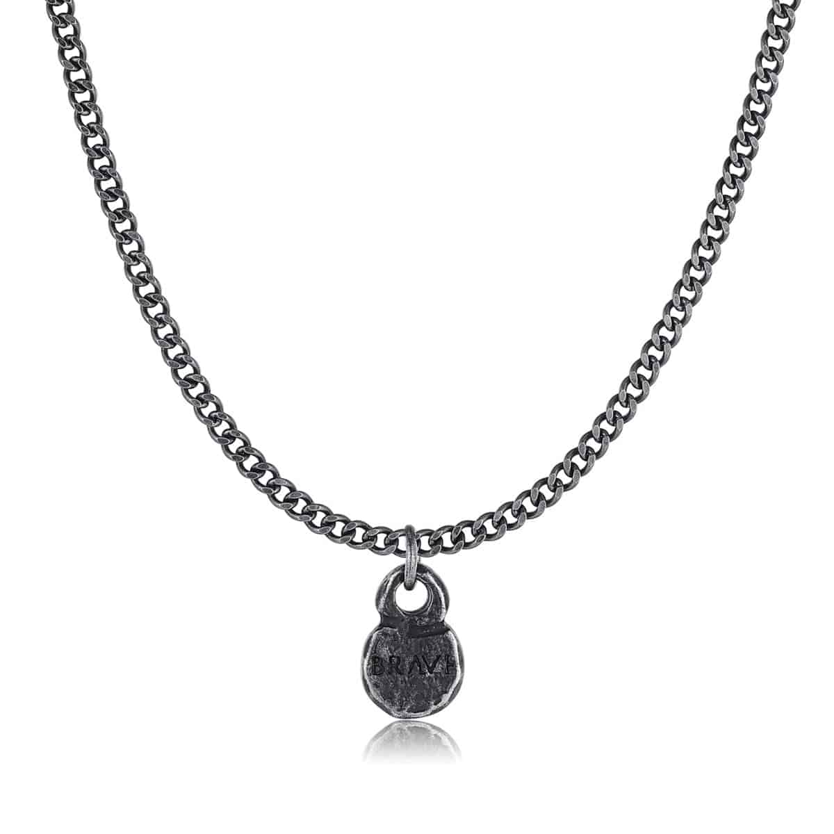 "Massive" BRAVE Men's Necklace - Milas Jewels Shop