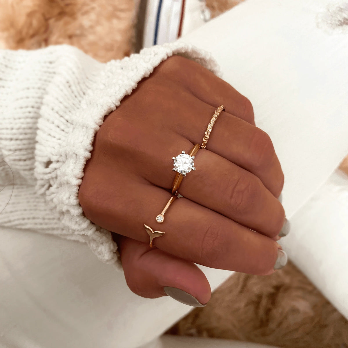 "Mermaid Tale" Ring - Milas Jewels Shop