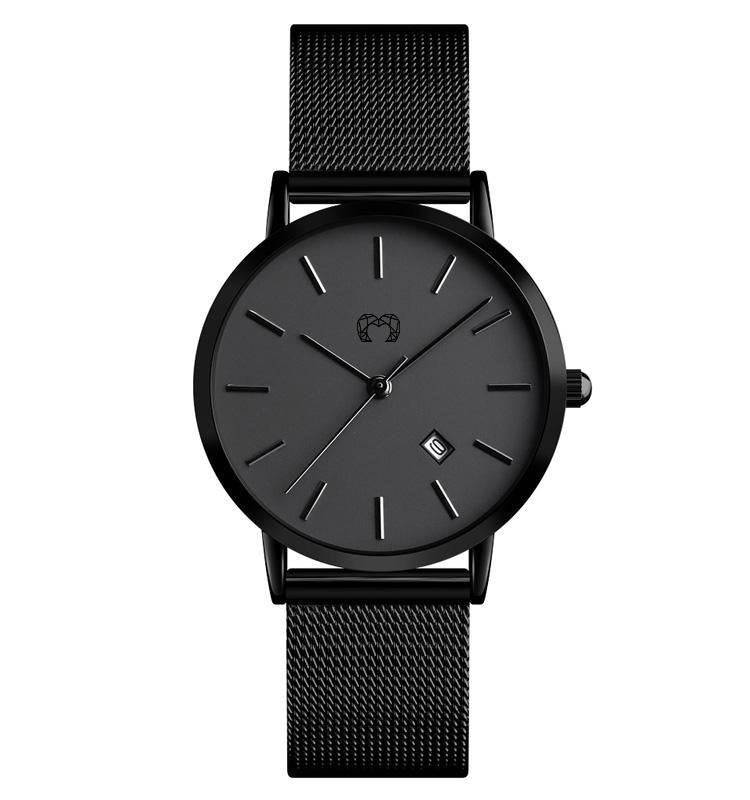 "Mila Jewels" Watch ~ Anthracite - Milas Jewels Shop