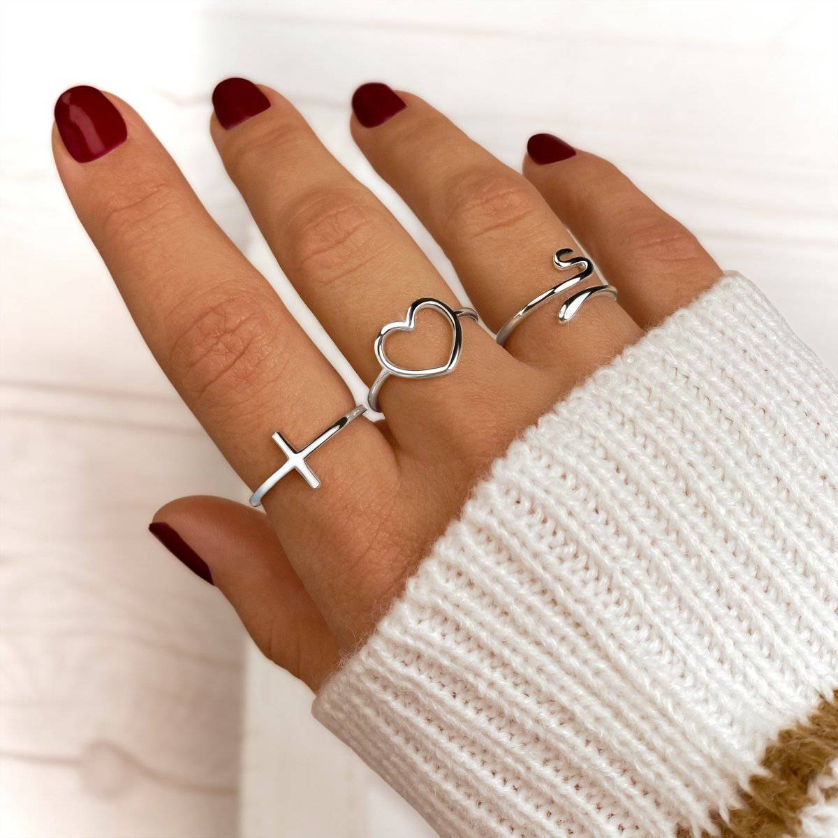 "Minimalist Heart" Ring - Milas Jewels Shop