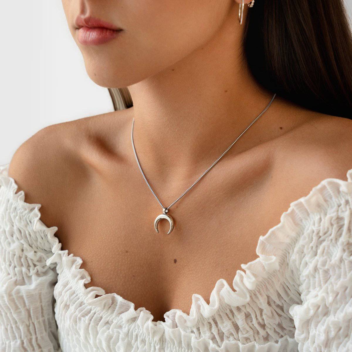 "Moon" Necklace - Milas Jewels Shop