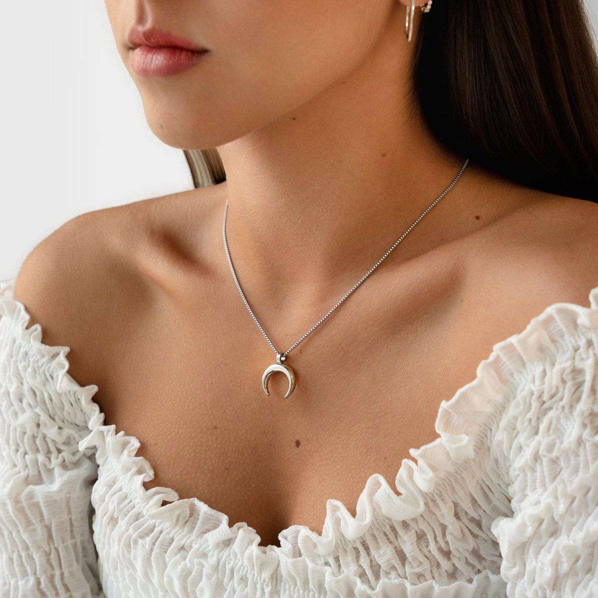 "Moon" Necklace - Milas Jewels Shop