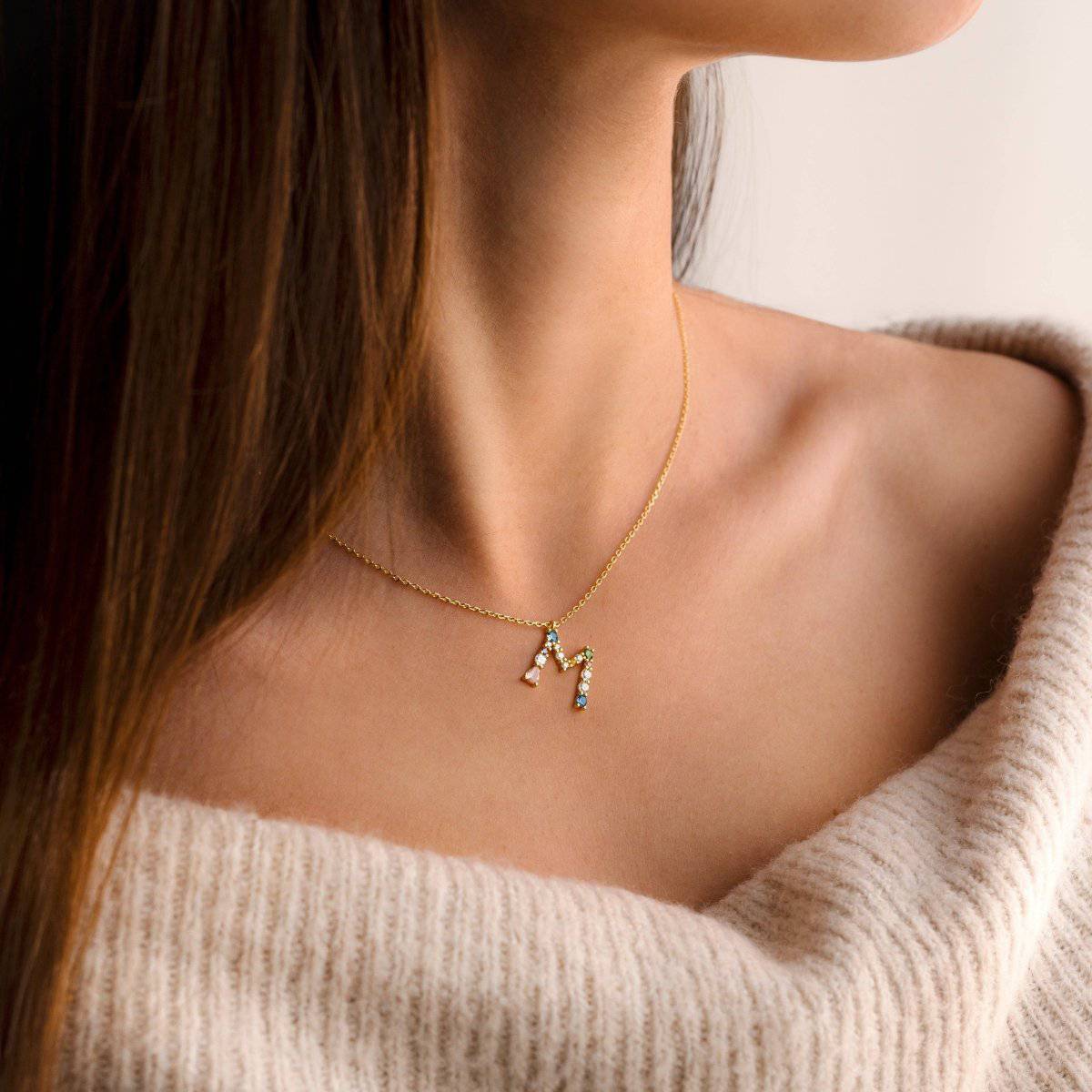 "My Initial" Necklace - Milas Jewels Shop