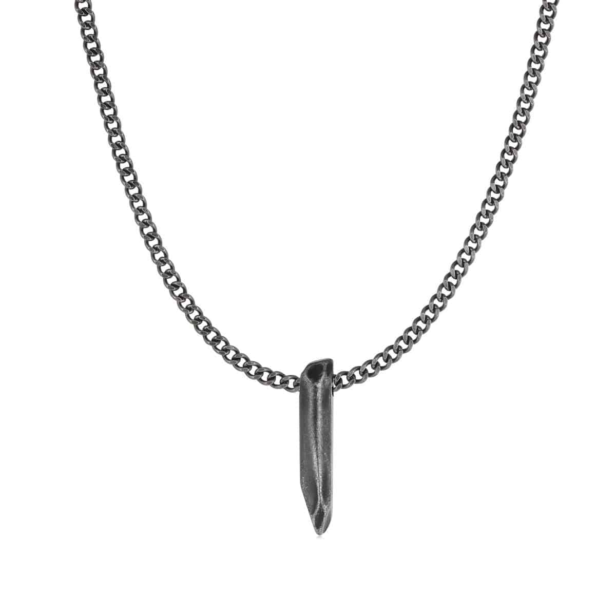 Obsidian BRAVE Men's Necklace