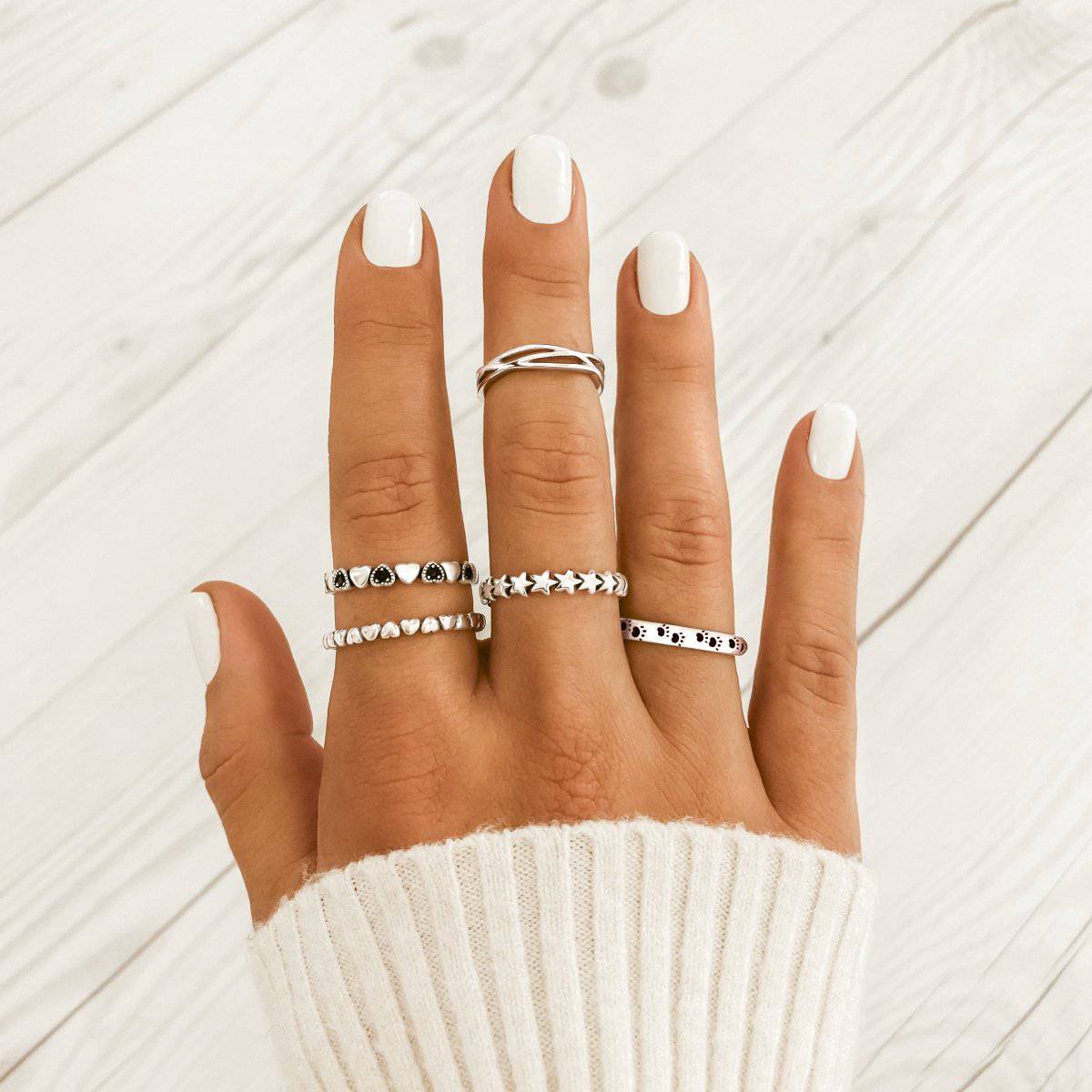 "Paw Print Marks" Ring - Milas Jewels Shop