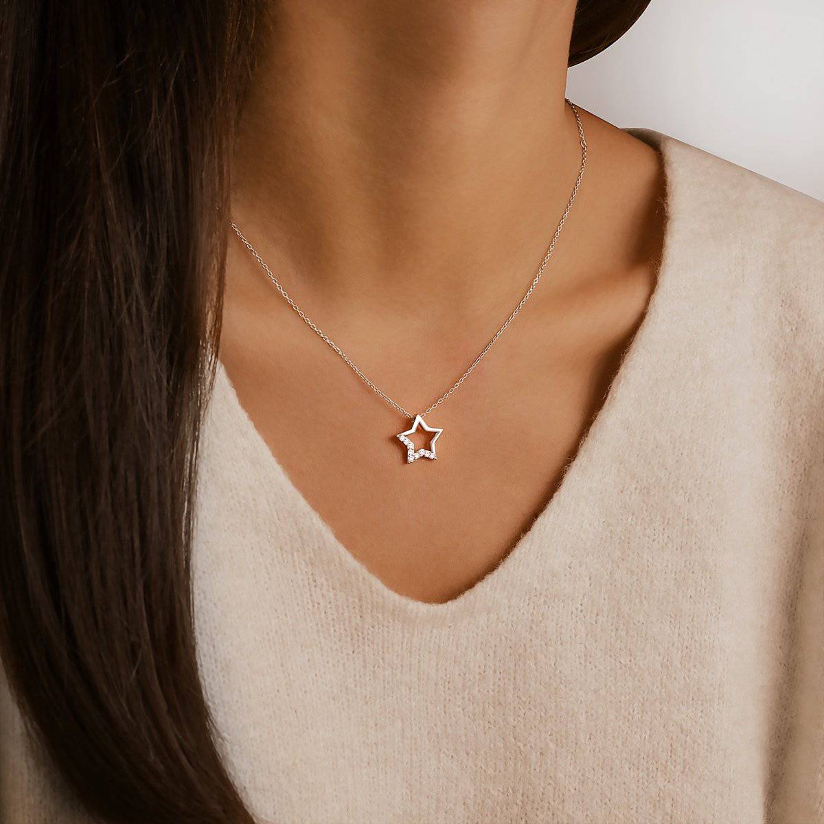 "Pentagonal Star" Necklace - Milas Jewels Shop