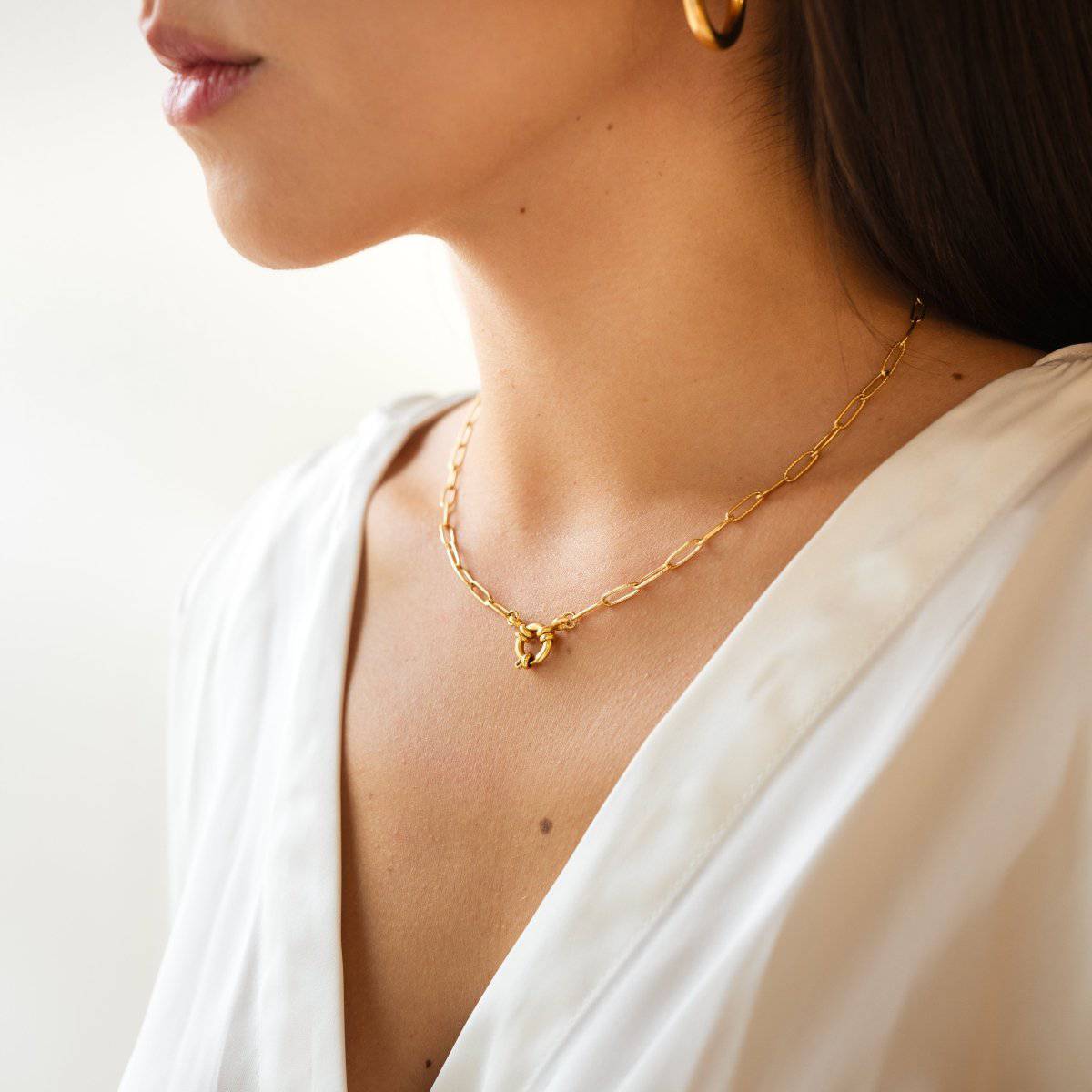 "Prisoner Circle" Necklace - Milas Jewels Shop