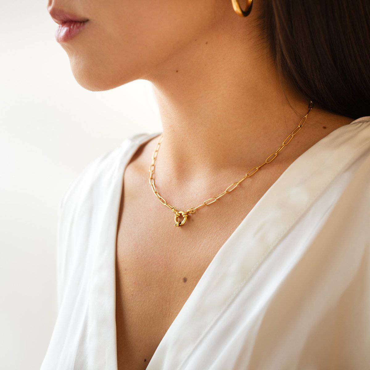 "Prisoner Circle" Necklace - Milas Jewels Shop
