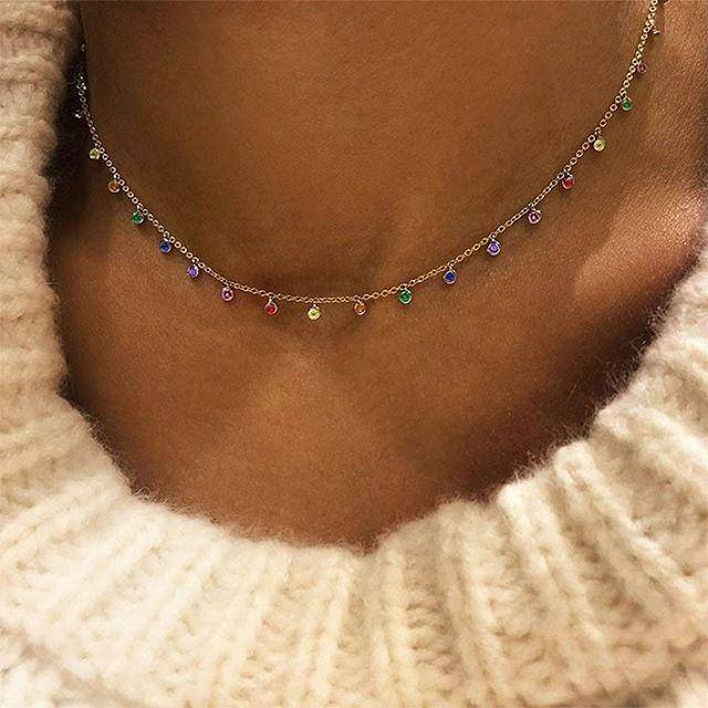 "Rainbow" Necklace - Milas Jewels Shop