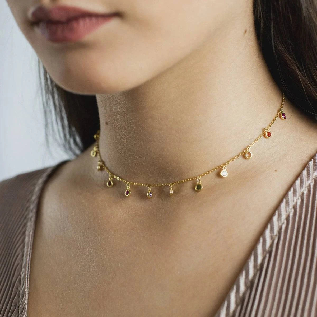 "Rainbow" Necklace - Milas Jewels Shop