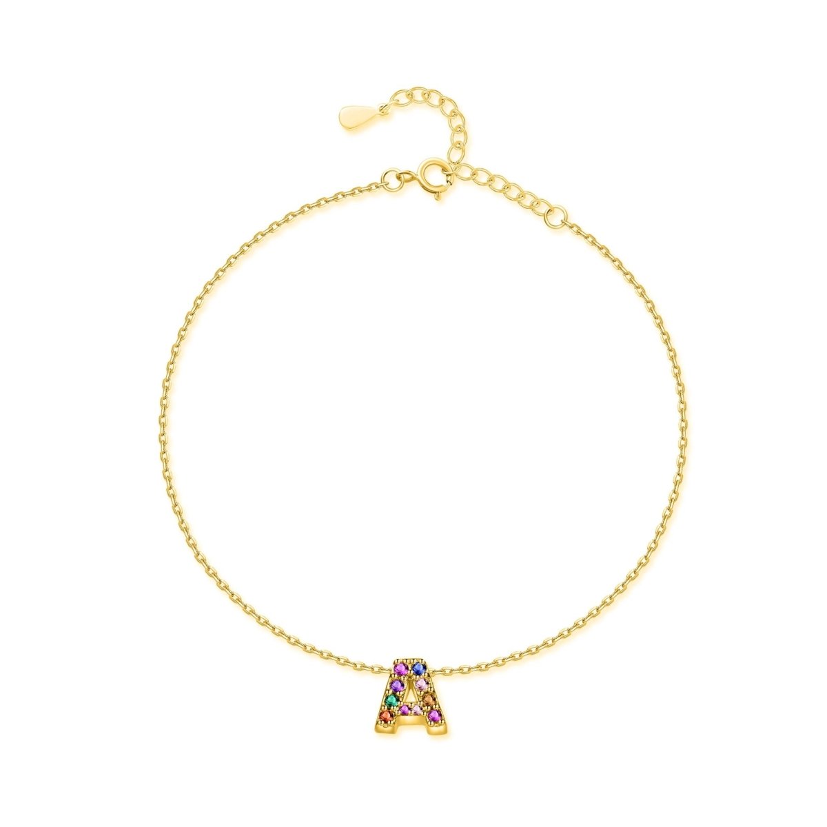 "Shinny Initial" Bracelet - Milas Jewels Shop
