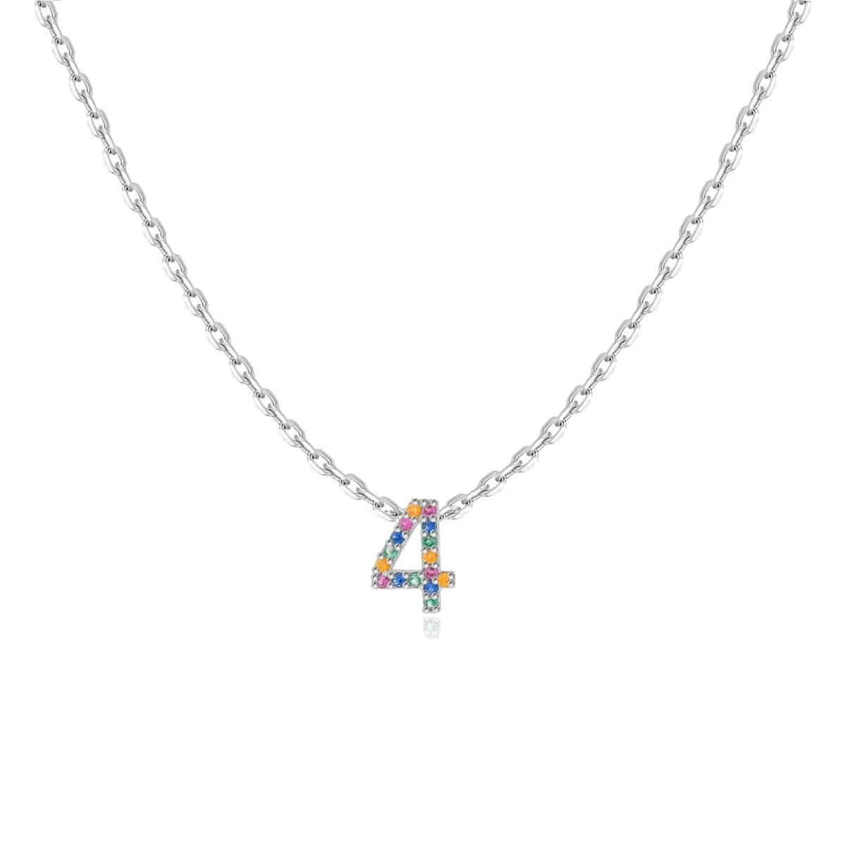 "Shinny Numbers" Necklace - Milas Jewels Shop