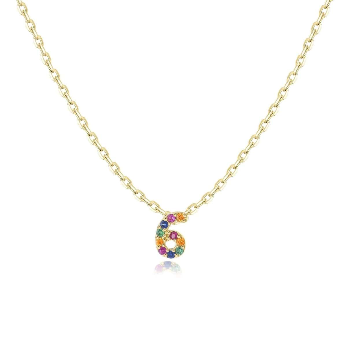 "Shinny Numbers" Necklace - Milas Jewels Shop