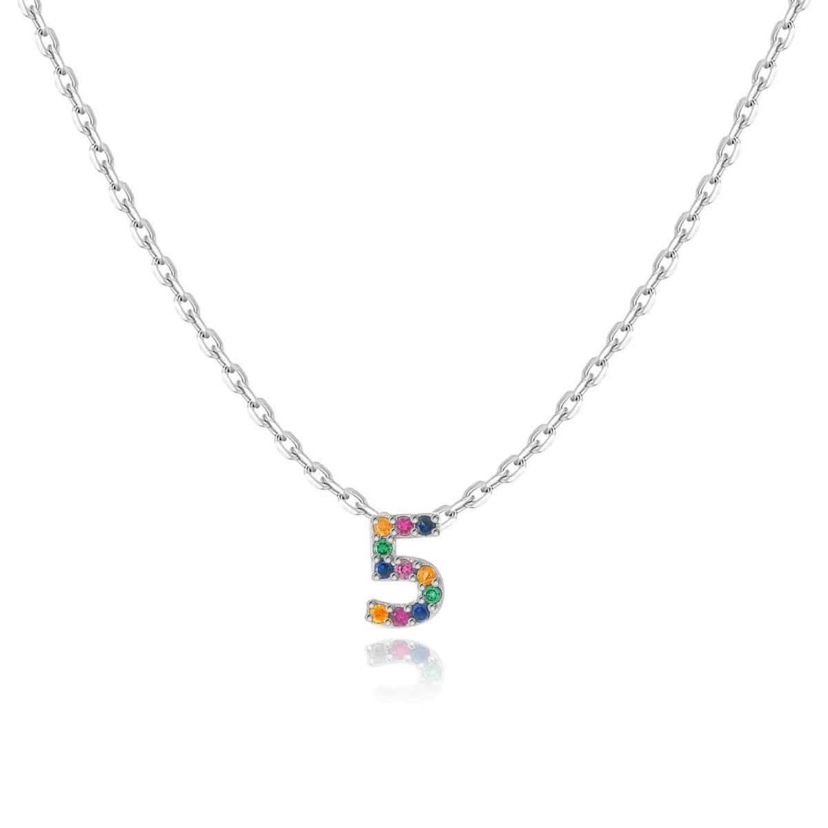 "Shinny Numbers" Necklace - Milas Jewels Shop