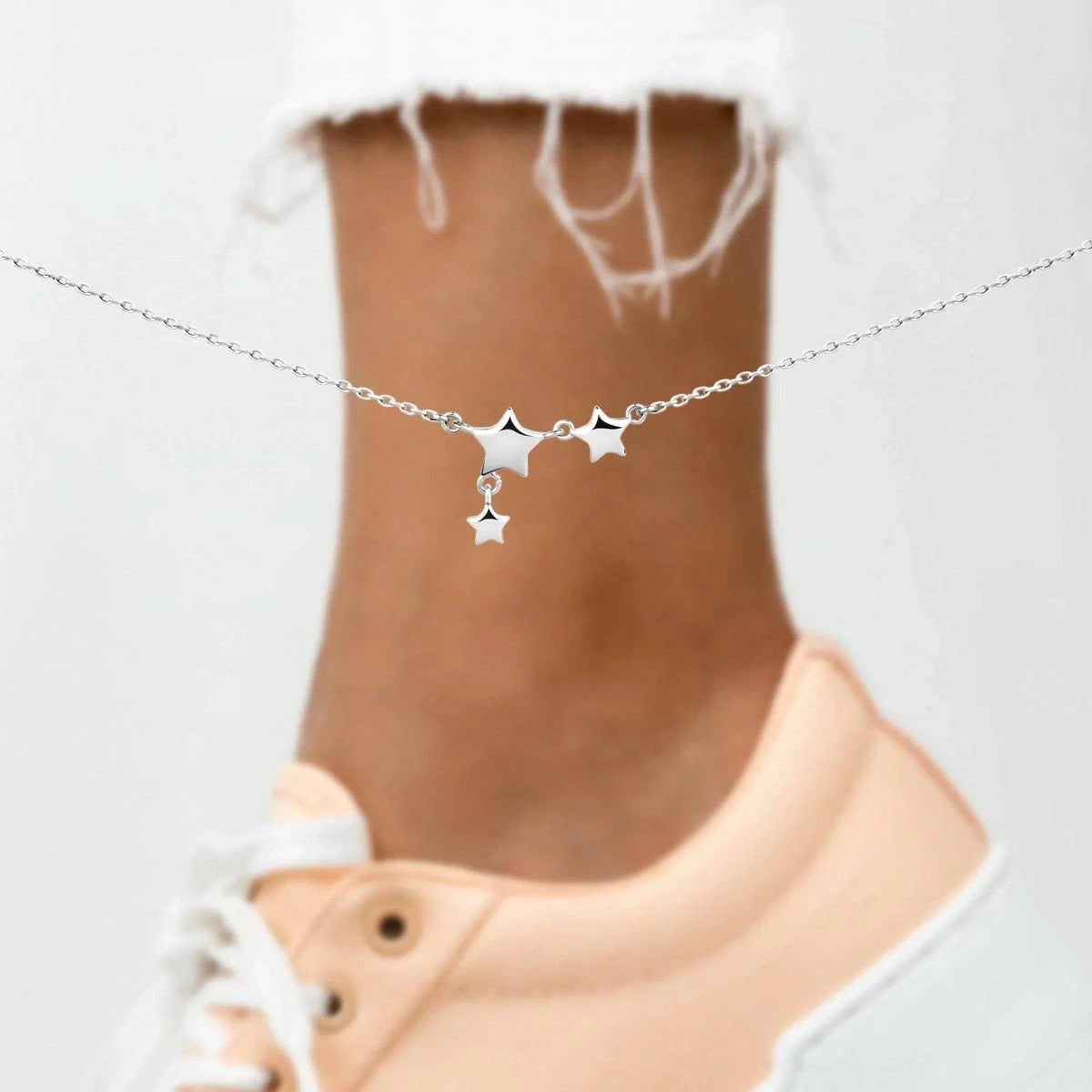 "Shiny Star" Anklet - Milas Jewels Shop