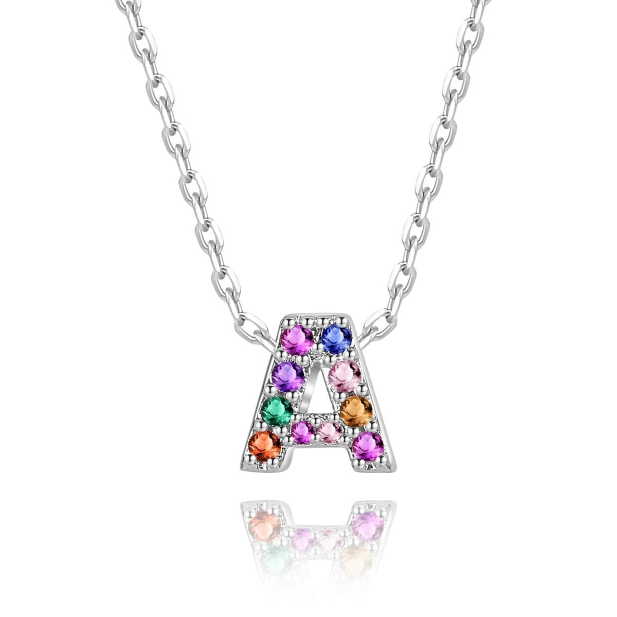 "Silver Initial" Anklet - Milas Jewels Shop