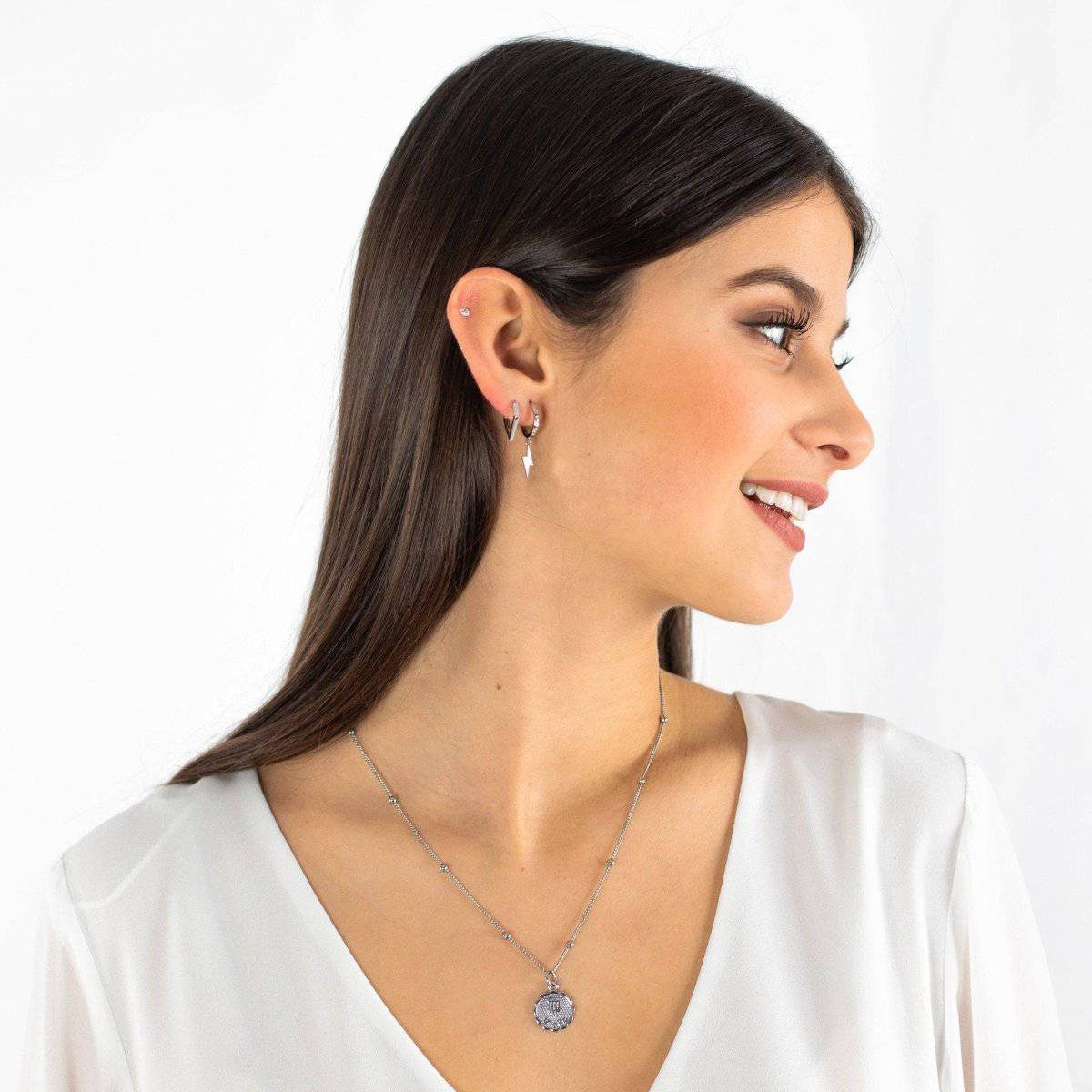 "Silver Lightning" Earrings - Milas Jewels Shop