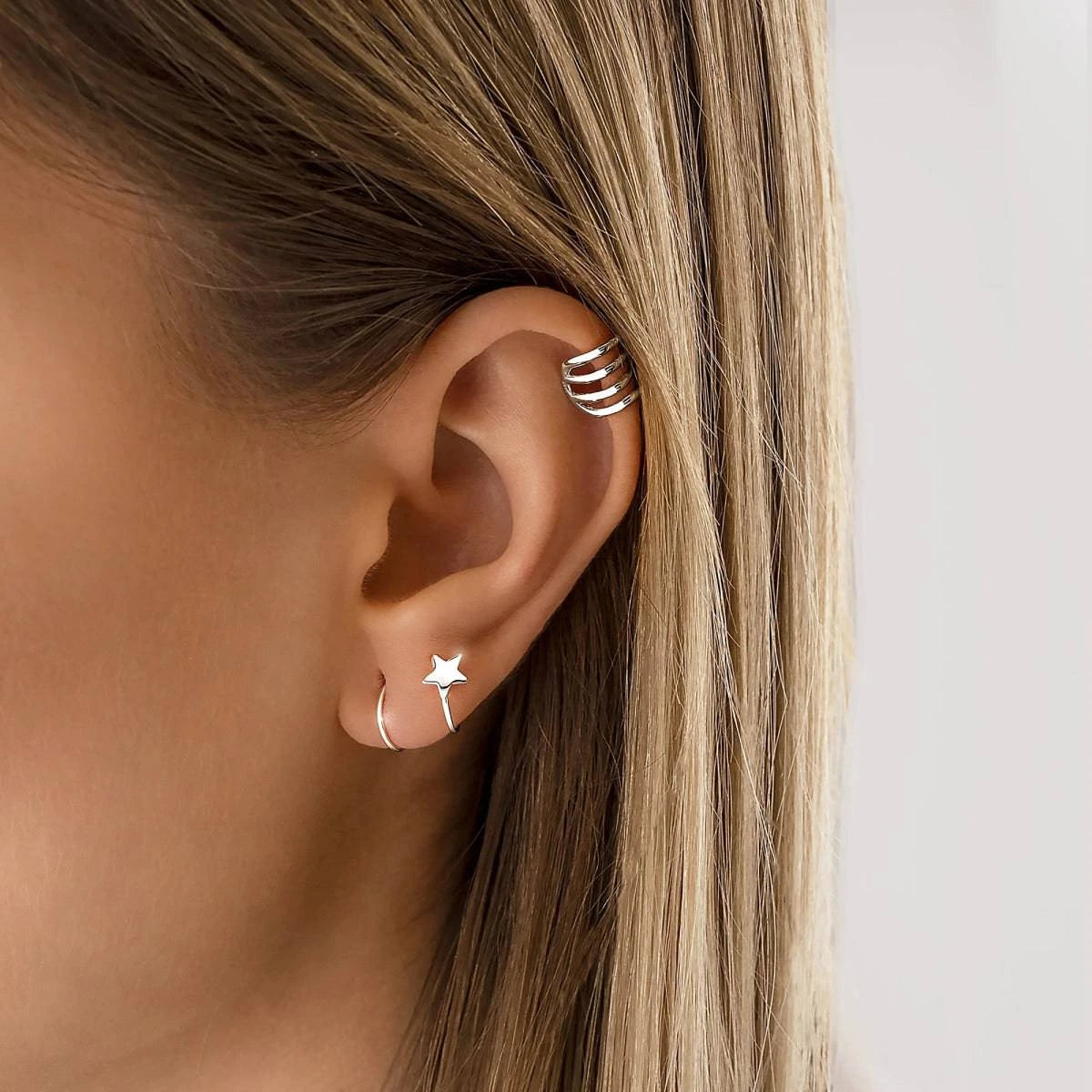 "Spiral Star" Earrings - Milas Jewels Shop