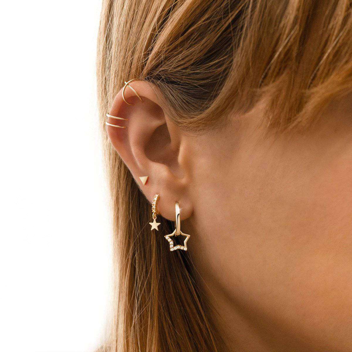 "Star Charm" Earrings - Milas Jewels Shop