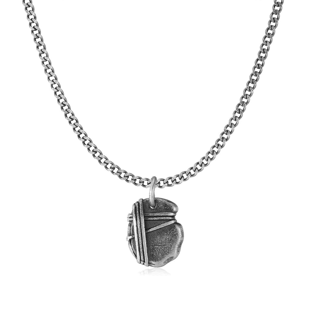 "Strength" BRAVE Men's Necklace - Milas Jewels Shop
