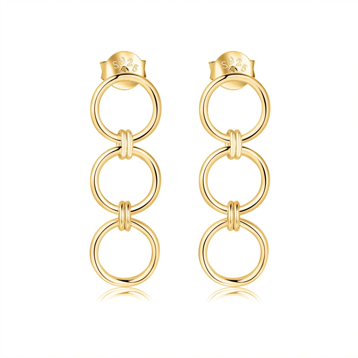 "String of Hoops" Earrings - Milas Jewels Shop