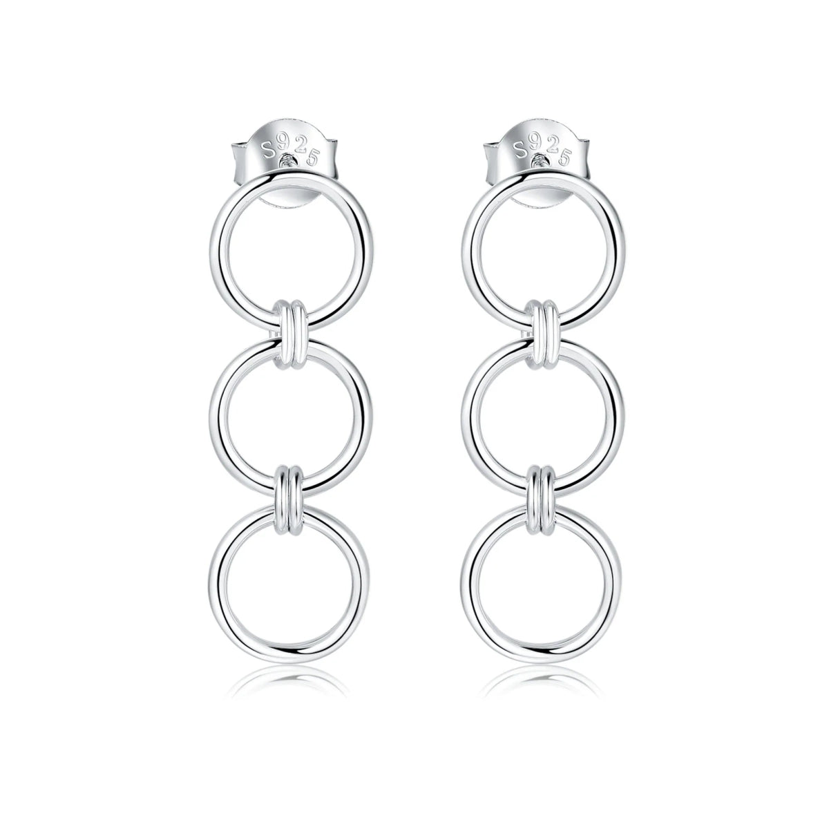 "String of Hoops" Earrings - Milas Jewels Shop