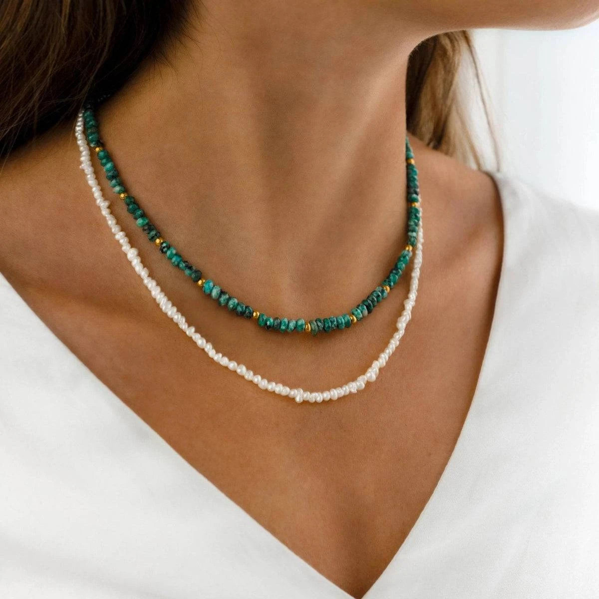 "Summer Jade" Necklace - Milas Jewels Shop