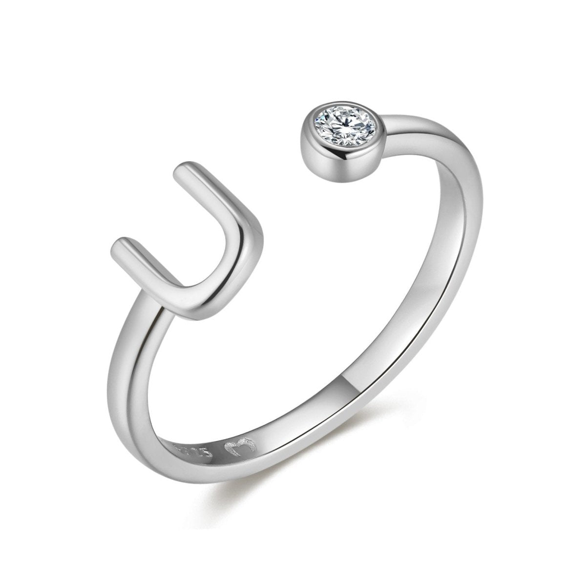"Top Letter" Ring - Milas Jewels Shop